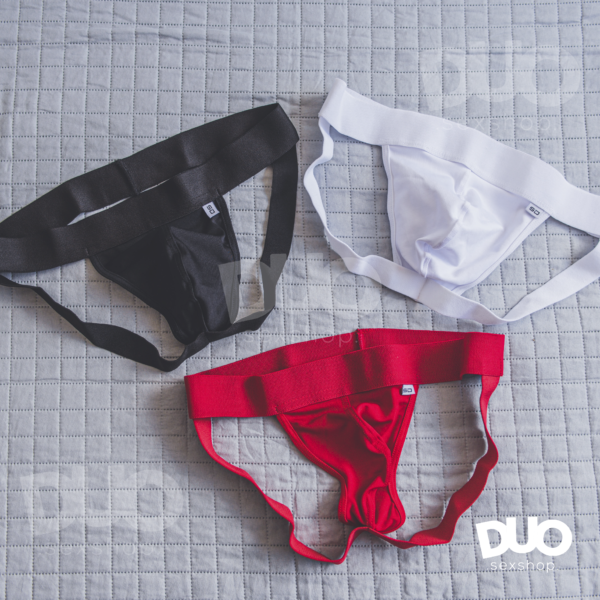 CUECA JOCKSTRAP COM RENDA MASCULINA - Imagem 7