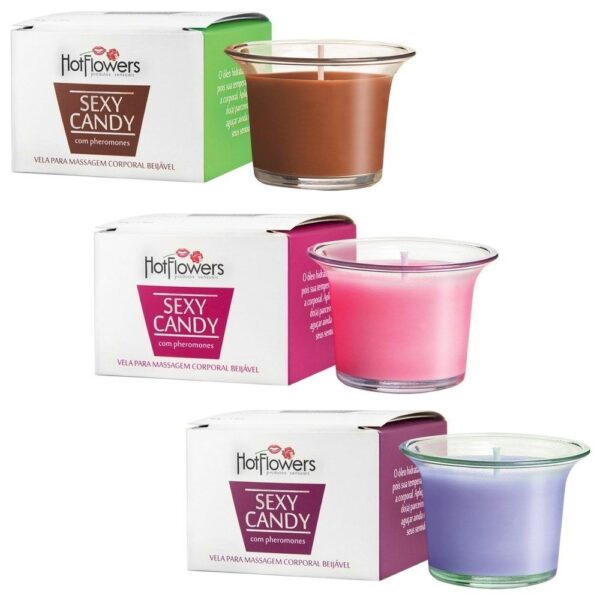 VELA PARA MASSAGEM BEIJÁVEL SEXY CANDY