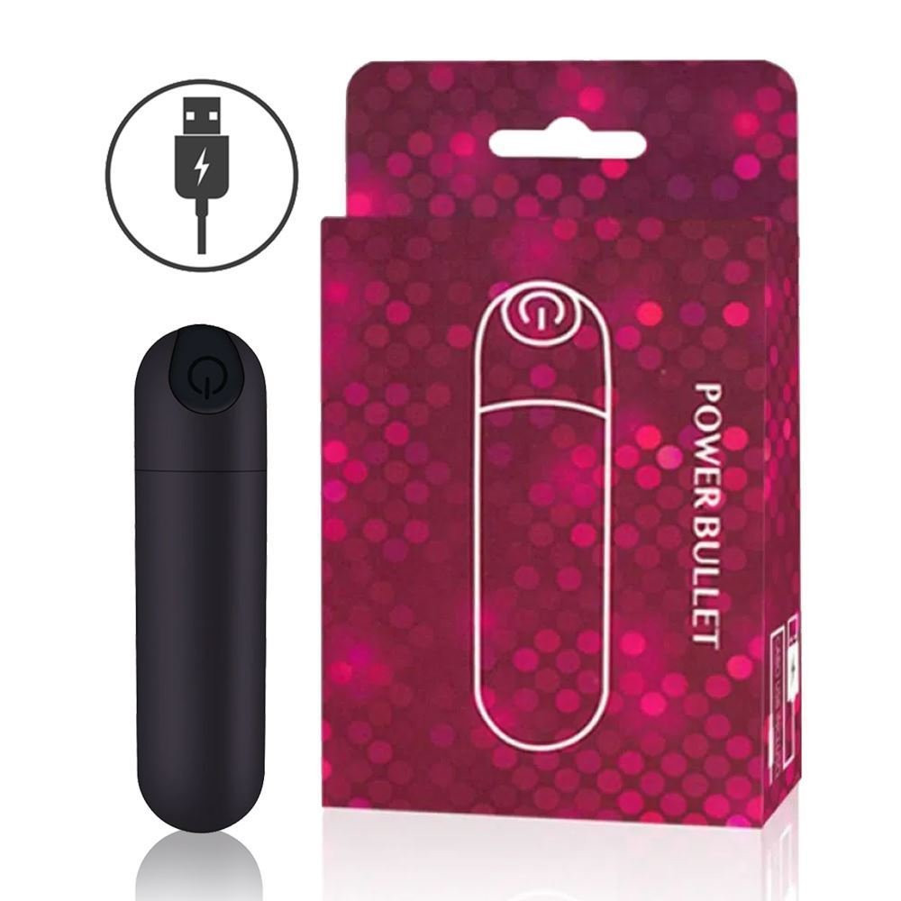 Power Bullet VIBRADOR POWER BULLET MINI RECARREGÁVEL – Duo Sex Shop