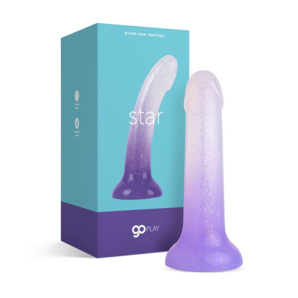 DILDO GO PLAY STAR PURPLE - Imagem 2