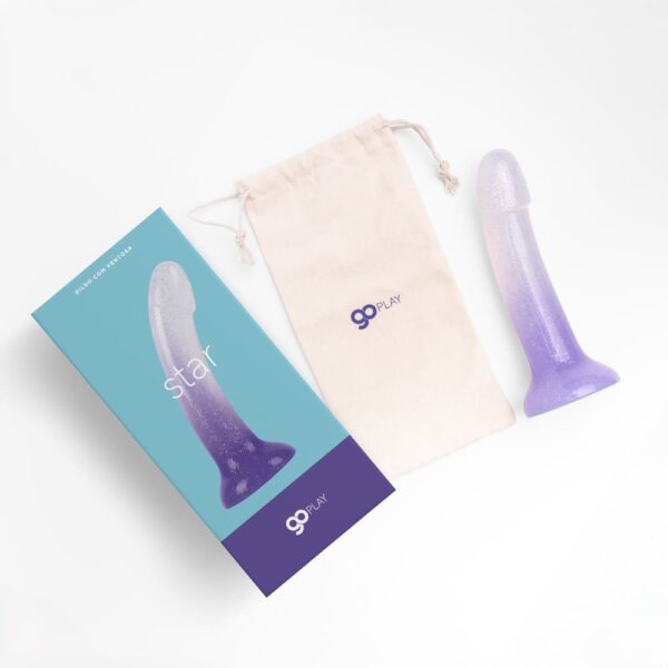 DILDO GO PLAY STAR PURPLE - Imagem 9