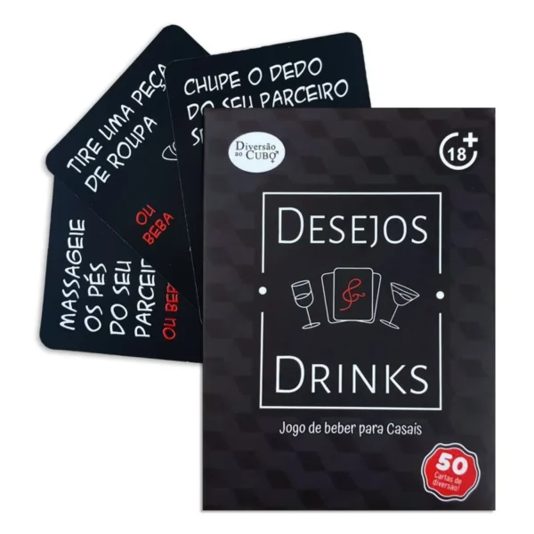 JOGO DE CARTAS DESEJOS E DRINKS - Imagem 2